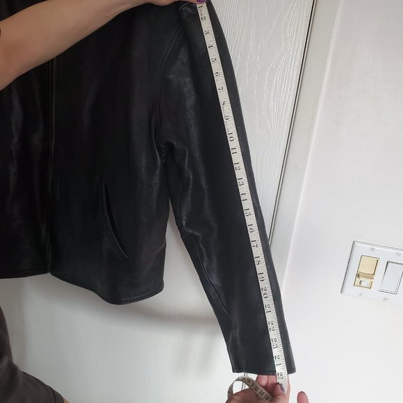 Men's Boutique of Leathers Black Leather Jacket - Picture 10 of 11